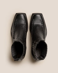 Hereu Boots | AGULLA - Square-Toe Braided Detail Chelsea Boot - Women