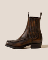 Hereu Boots | AGULLA - Square-Toe Braided Detail Chelsea Boot - Women