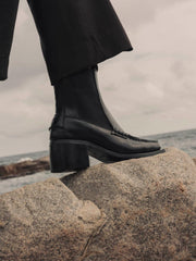 Hereu Boots | ALDA HEELED - Mid-Calf Chelsea Boot - Women