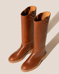 Hereu Boots | ANELLA - Interwoven Detailed Pull-On Boot - Women