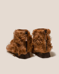 Hereu Boots | ARMENTA LOW ZIPPED LONG HAIR - Shearling Ankle Boot Loafer - Women