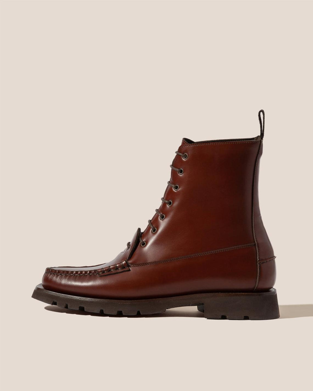 Hereu Boots | CORDO - Tread Sole Lace-Up Loafer Boot - Men