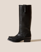 Hereu Boots | GALILEA - Square-Toe Braided Detail Boot - Women