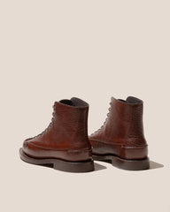 Hereu Boots | PRIEGO SQUARED BOOT GRAINY - Lace Up Loafer - Women