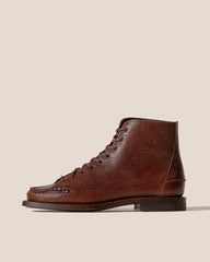 Hereu Boots | PRIEGO SQUARED BOOT GRAINY - Lace Up Loafer - Women