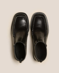 Hereu Boots | QUADRA - Square-Toe Back Zip Boot - Men