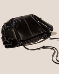 Hereu Crossbody Bags | ARTA MINI CRINKLED GLOSSY - Pleated Crossbody Bag - Women