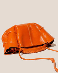 Hereu Crossbody Bags | ARTA MINI CRINKLED GLOSSY - Pleated Crossbody Bag - Women