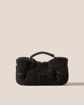 Hereu Crossbody Bags | ARTA MINI CURLY SHEARLING - Pleated Crossbody Bag - Women
