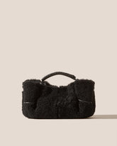 Hereu Crossbody Bags | ARTA MINI CURLY SHEARLING - Pleated Crossbody Bag - Women