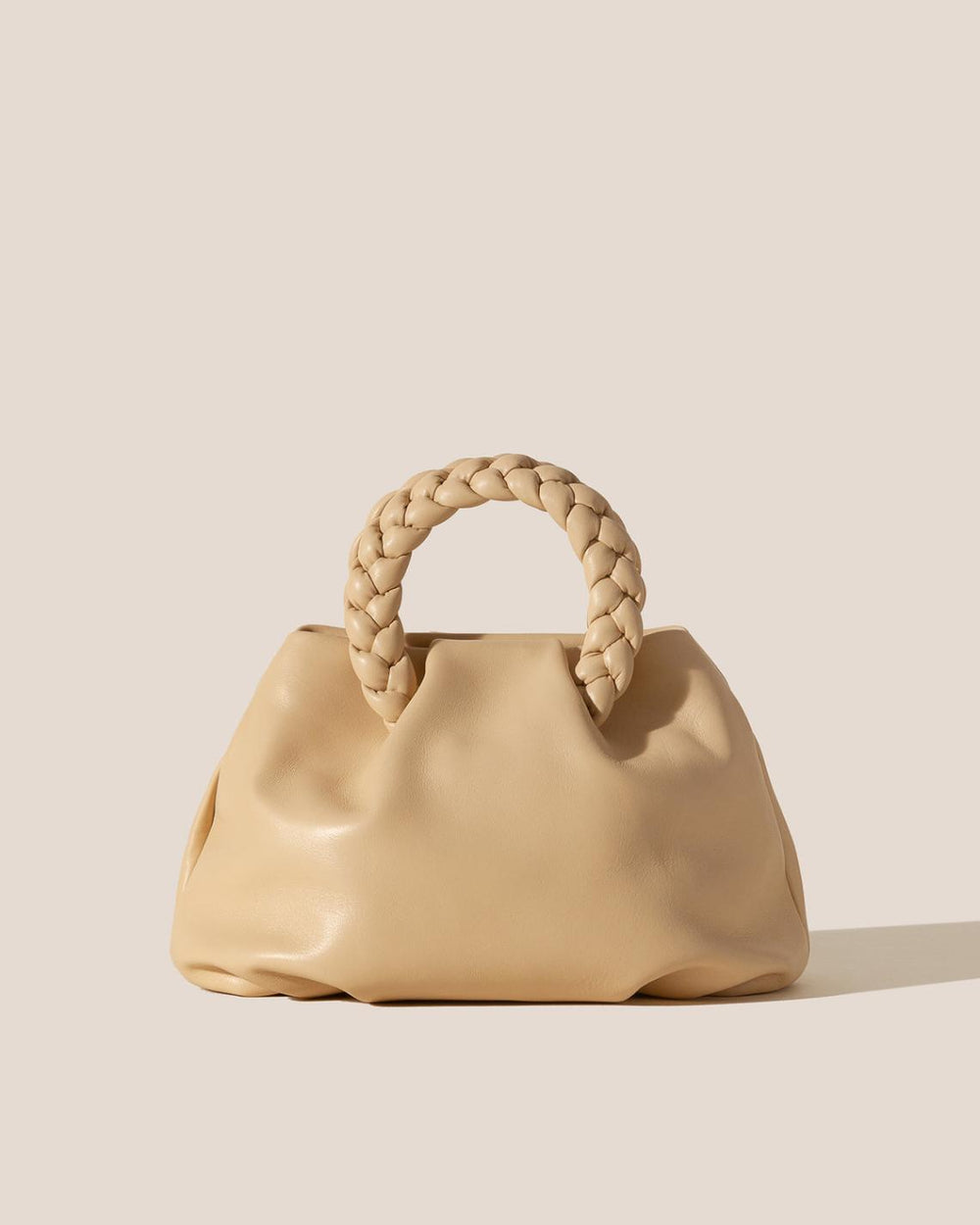 Hereu Crossbody Bags | BOMBON M - Plaited-handle Leather Crossbody Bag - Women