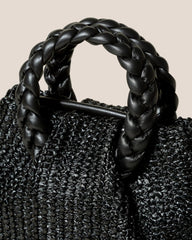 Hereu Crossbody Bags | BOMBON M RAFFIA - Plaited-handle Raffia Crossbody Bag - Women