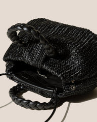 Hereu Crossbody Bags | BOMBON M RAFFIA - Plaited-handle Raffia Crossbody Bag - Women