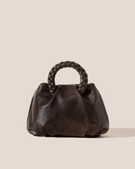 Hereu Crossbody Bags | BOMBON M SUPPLE SHINY - Plaited-handle Leather Crossbody Bag - Women