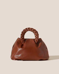 Hereu Crossbody Bags | BOMBON M SUPPLE SHINY - Plaited-handle Leather Crossbody Bag - Women