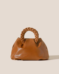 Hereu Crossbody Bags | BOMBON M SUPPLE SHINY - Plaited-handle Leather Crossbody Bag - Women