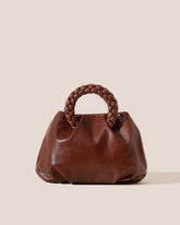 Hereu Crossbody Bags | BOMBON M SUPPLE SHINY - Plaited-handle Leather Crossbody Bag - Women