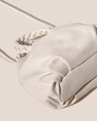 Hereu Crossbody Bags | BOMBON M SUPPLE SHINY - Plaited-handle Leather Crossbody Bag - Women