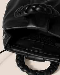 Hereu Crossbody Bags | BOMBON - Small Plaited-handle Leather Crossbody Bag - Women