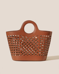 Hereu Crossbody Bags | COLMADO - Cut-out Leather Tote Bag - Women