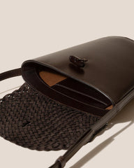 Hereu Crossbody Bags | TOMIRA - Braided Flap Crossbody Bag - Women