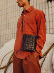 Hereu Crossbody Bags | TRENA - Flat Square Crossbody Bag - Women/Men