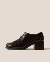 Hereu Heels | PRIEGO SQUARED HEELED - Lace Up Moccasin - Women