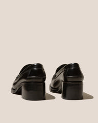 Hereu Heels | SINEU HEELED - Interlaced Detail Slip-On Loafer - Women