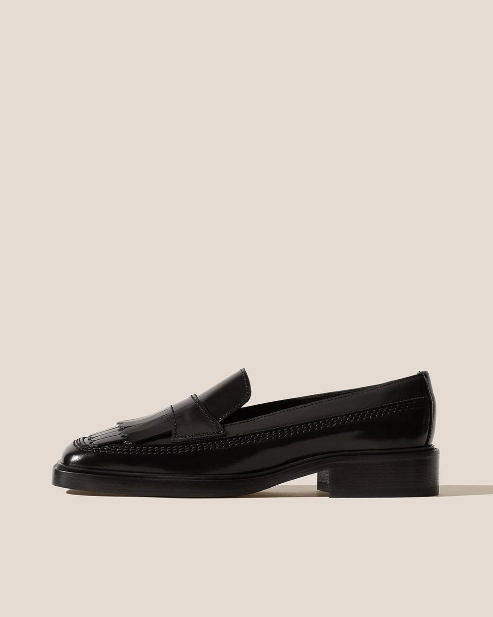 Hereu Loafers | AINA POLISHED - Fringed Slip-On Loafer - Women