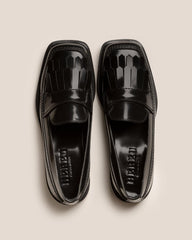 Hereu Loafers | AINA POLISHED - Fringed Slip-On Loafer - Women