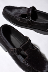 Hereu Loafers | ALBER CALF HAIR - T-bar Loafer - Men