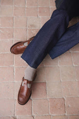 Hereu Loafers | ALBER CRINKLED GLOSSY - T-bar Loafer - Women