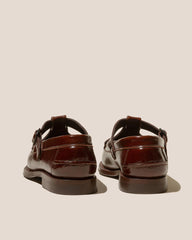 Hereu Loafers | ALBER CRINKLED GLOSSY - T-bar Loafer - Women