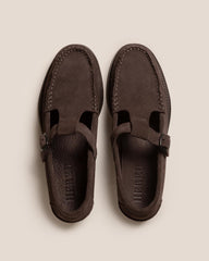 Hereu Loafers | ALBER SUEDE - T-bar Loafer - Men
