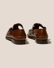 Hereu Loafers | ALBER - T-bar Loafer-reddish-tan - Women