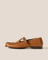 Hereu Loafers | ALCOVER - Braided Seams T-bar Loafer - Women