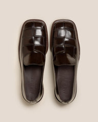 Hereu Loafers | GUERA POLISHED - Interwoven Slip-On Loafer - Women