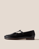 Hereu Loafers | MAQUEDA - Interwoven T-bar Loafer - Women