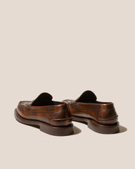 Hereu Loafers | NOMBELA DUOTONE - Interwoven Detail Slip-on Loafer - Women