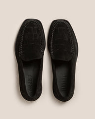 Hereu Loafers | NOMBELA SUEDE - Interwoven Detail Slip-on Loafer - Men
