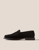 Hereu Loafers | NOMBELA SUEDE - Interwoven Detail Slip-on Loafer - Women