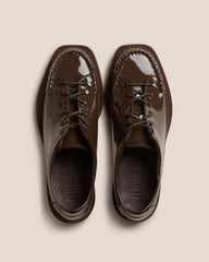 Hereu Loafers | PRIEGO SQUARED GLOSSY - Lace Up Moccasin - Women