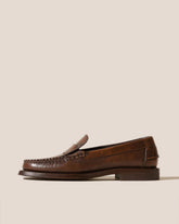 Hereu Loafers | SINEU DUOTONE - Interlaced-detail Slip-on Loafer - Women