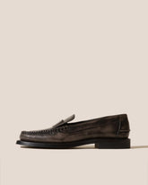 Hereu Loafers | SINEU DUOTONE - Interlaced-detail Slip-on Loafer - Women