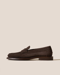 Hereu Loafers | SINEU SUEDE - Interlaced-detail Slip-on Loafer - Men