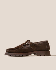 Hereu Loafers | SOLLER SPORT - Tread Sole T-Bar Loafer - Women