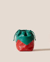 Hereu Mini Bags | DUIXA - Strawberry-Shaped Leather Drawstring Bag - Women