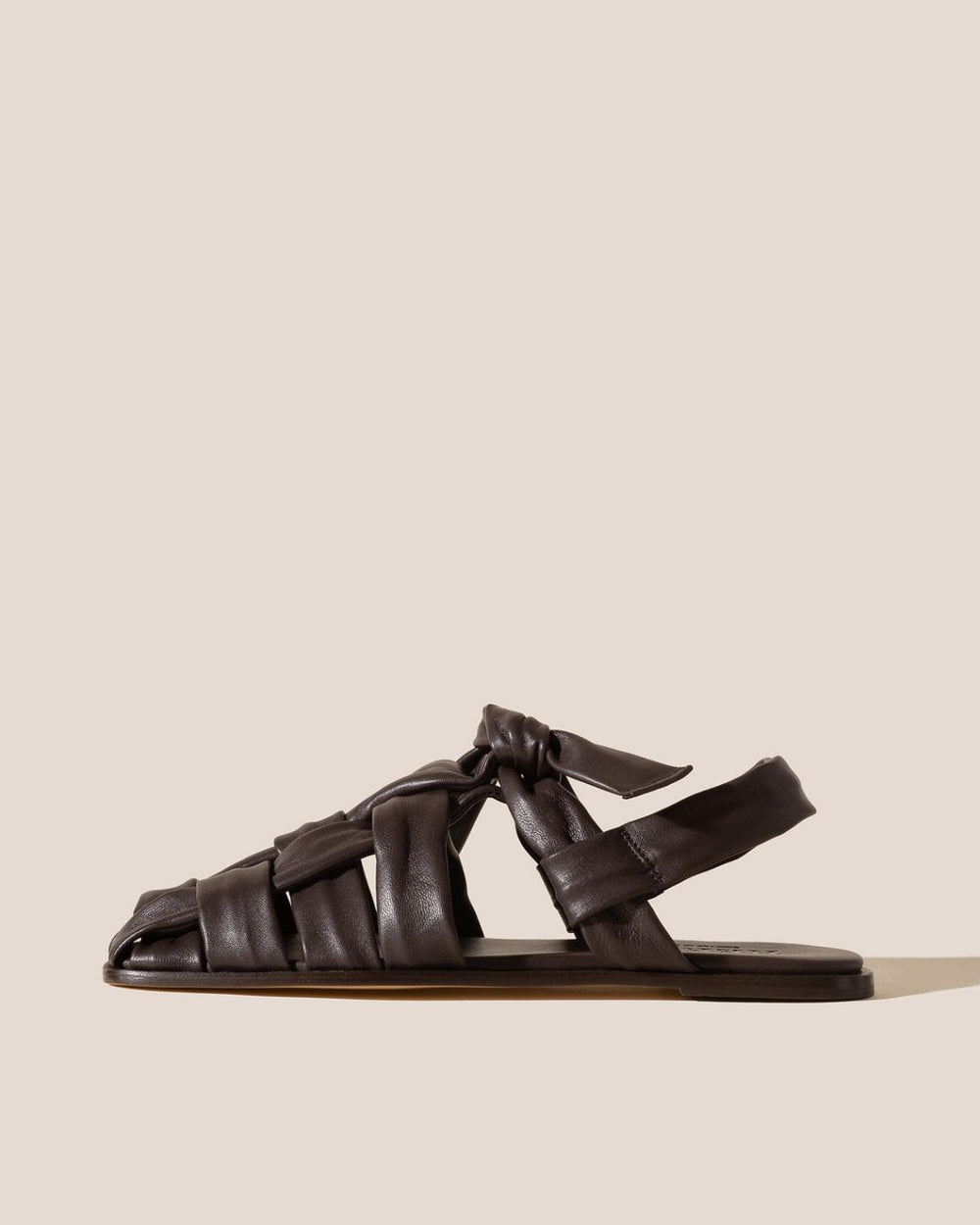 Hereu Sandals | BENA - Interwoven Knotted T-bar Sandal - Women