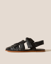 Hereu Sandals | BENA - Interwoven Knotted T-bar Sandal - Women