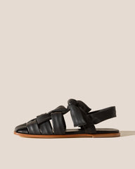Hereu Sandals | BENA - Interwoven Knotted T-bar Sandal - Women